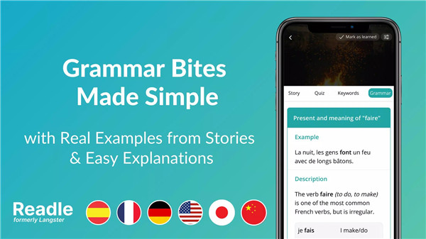 Readle: Learn Languages Daily screenshot7