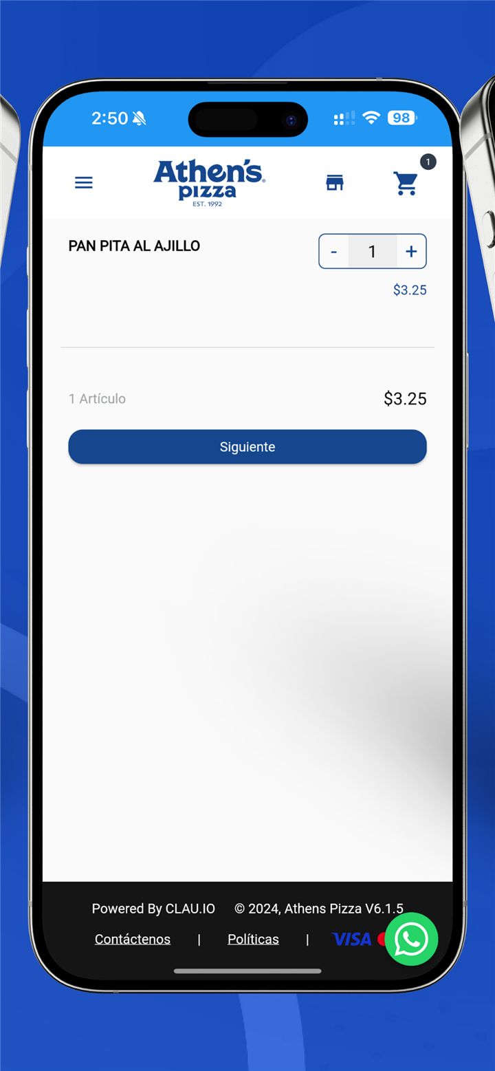 Athens Pizza screenshot4