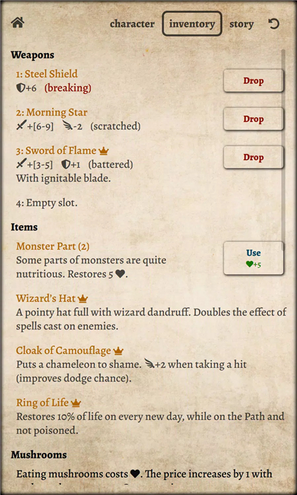 Path of Adventure: Text RPG screenshot4