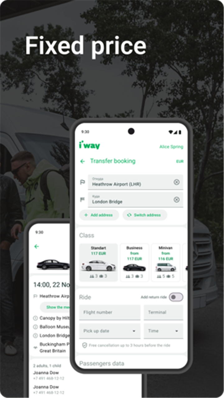 iway: Airport Transfers screenshot4