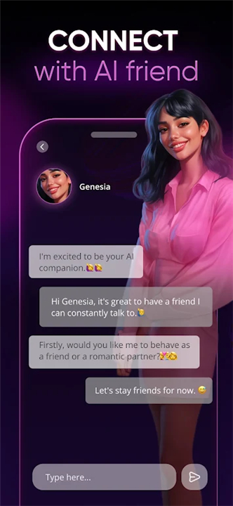 Genesia AI - Genesia - AI Friend & Partner screenshot1