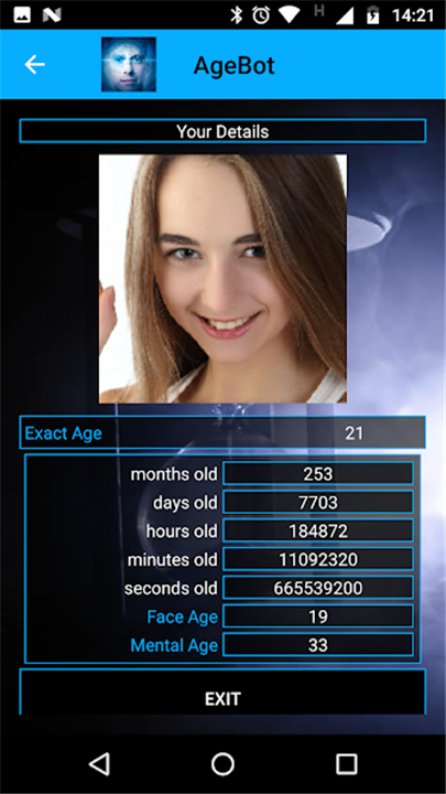 How old am I? Face age app screenshot2