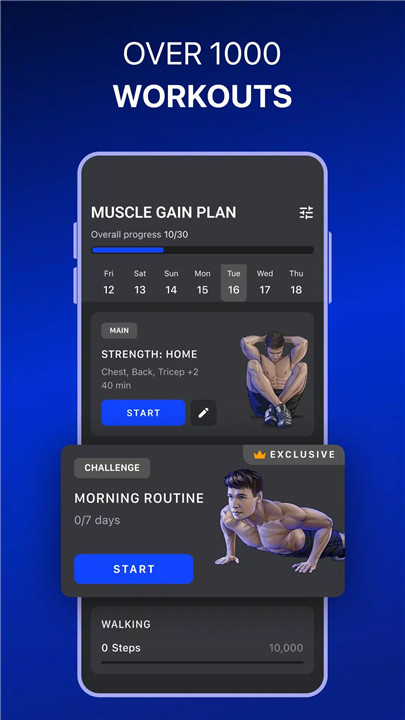 Muscle Booster Workout Planner screenshot3