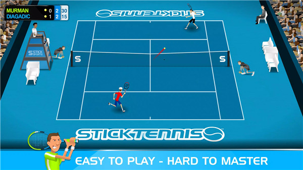 Stick Tennis screenshot1