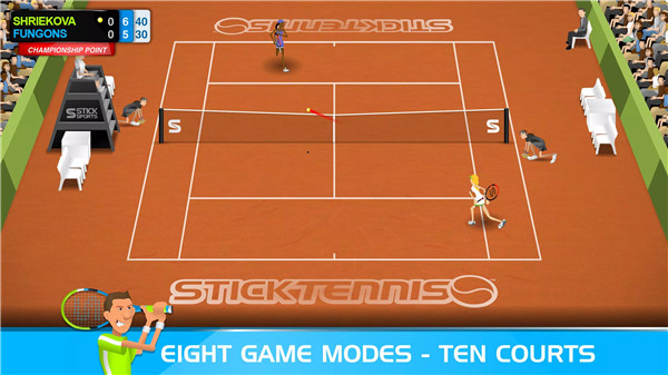 Stick Tennis screenshot3