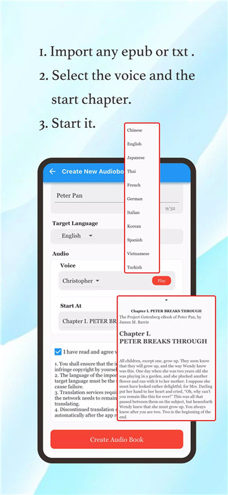AudioBook Maker and Player screenshot1