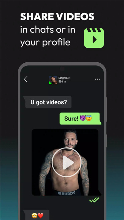 BUDDY: Gay! Videos & Chat screenshot3