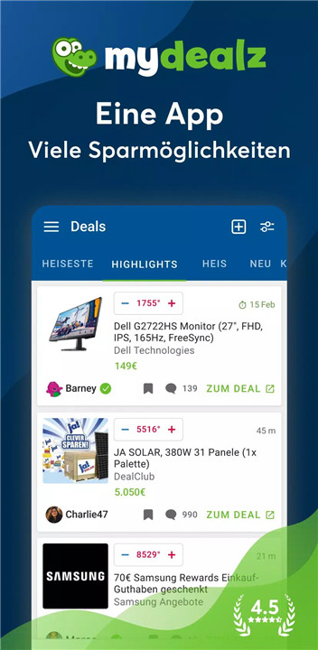mydealz – Gutscheine, Angebote screenshot1