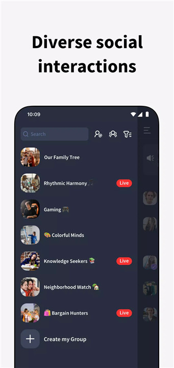 Fambase: Live & Group Chat screenshot1