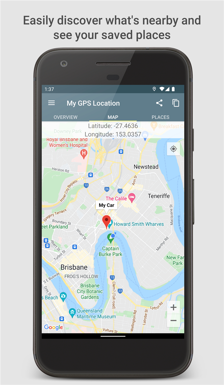 My GPS Location: Realtime GPS screenshot3