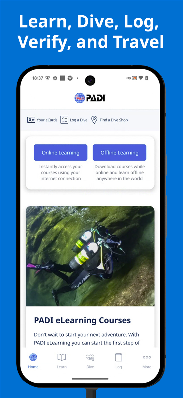 PADI screenshot2