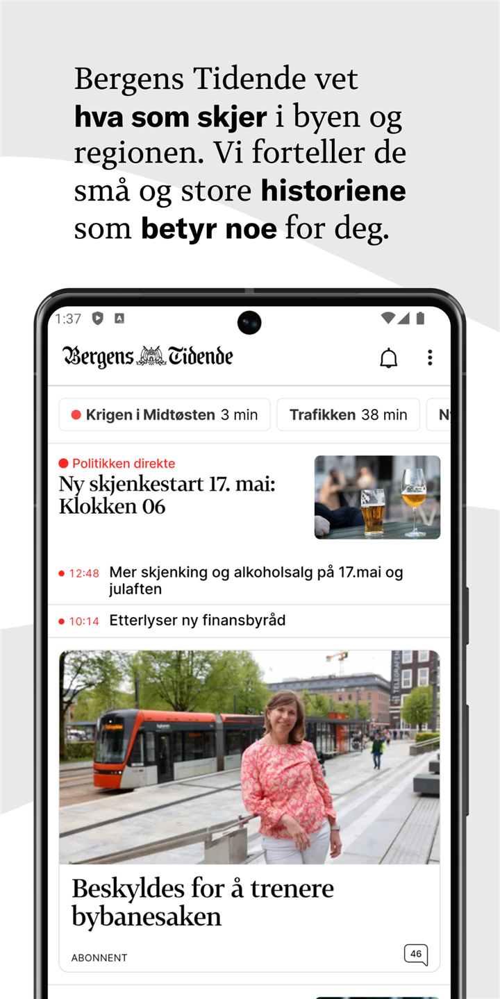 Bergens Tidende screenshot1