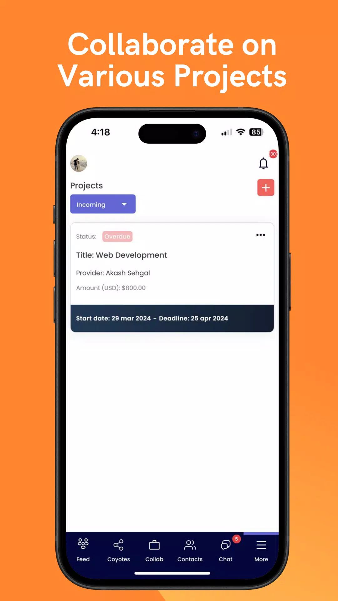 Feedcoyote: Freelancing & Earn screenshot5