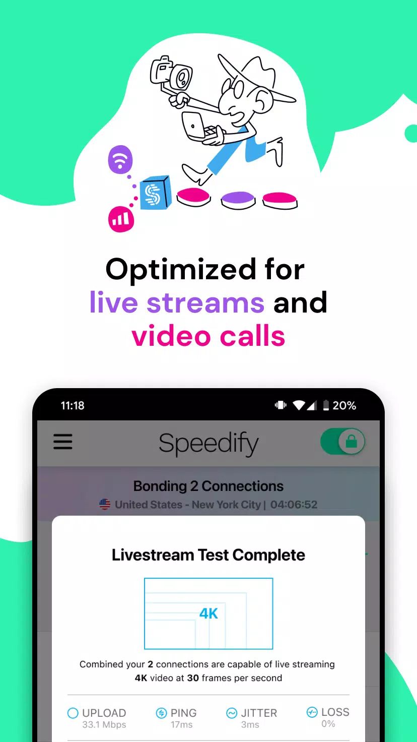 Speedify Fast Bonding VPN screenshot7