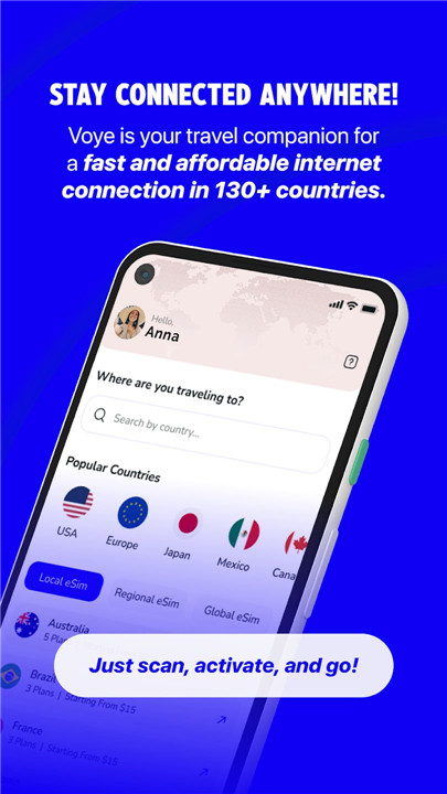 Voye Global - Best Travel eSIM screenshot1