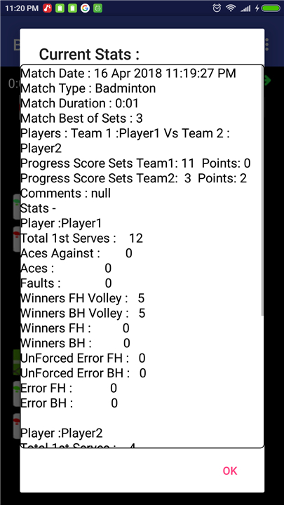Badminton Match Scorer screenshot6
