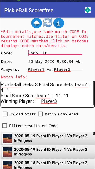 PickleBall Match Scorer screenshot6
