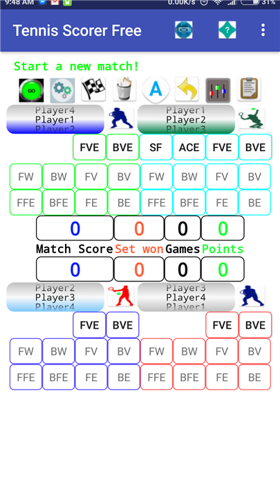 Tennis Match Scorer screenshot2