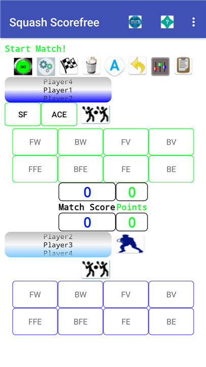 Squash Match Scorer screenshot1