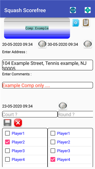 Squash Match Scorer screenshot7