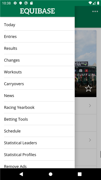 Equibase screenshot1