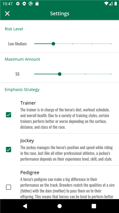 Equibase screenshot6