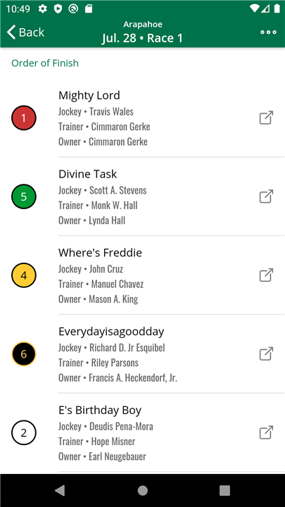 Equibase screenshot8