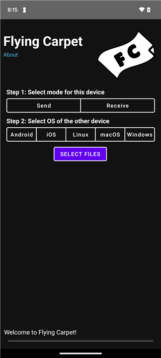 Flying Carpet File Transfer screenshot3