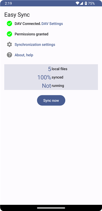 EasySync screenshot2
