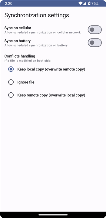 EasySync screenshot3