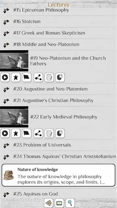 Philosophy Lectures screenshot2