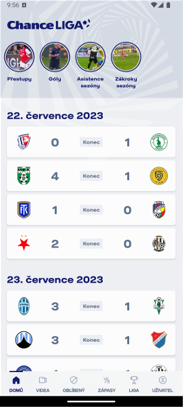 Chance liga screenshot1