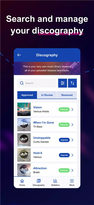 RouteNote screenshot2