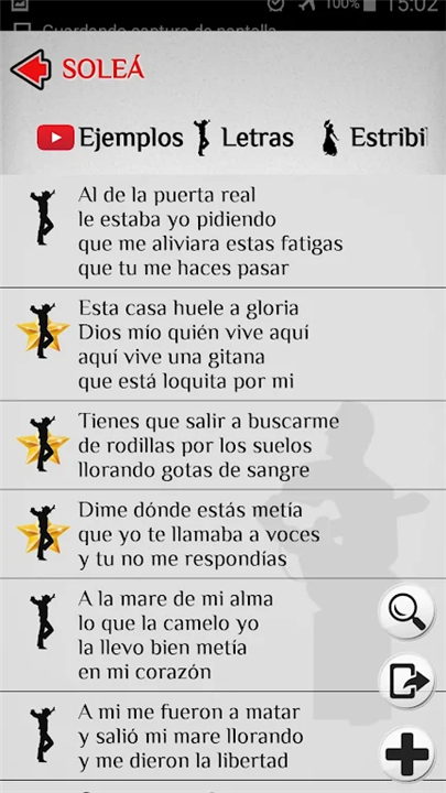 Flamenco Lyrics screenshot2