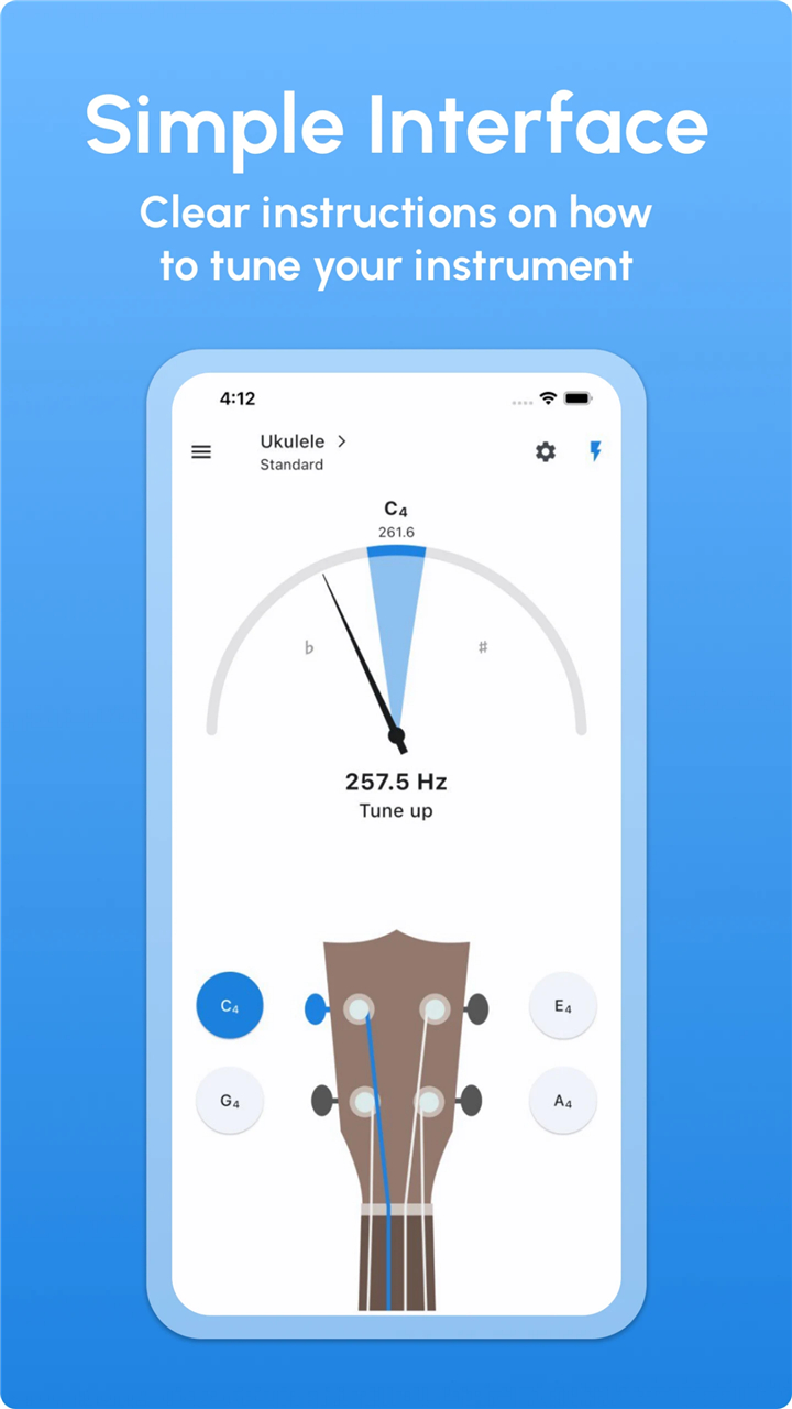 Ukulele Tuner - LikeTones screenshot2