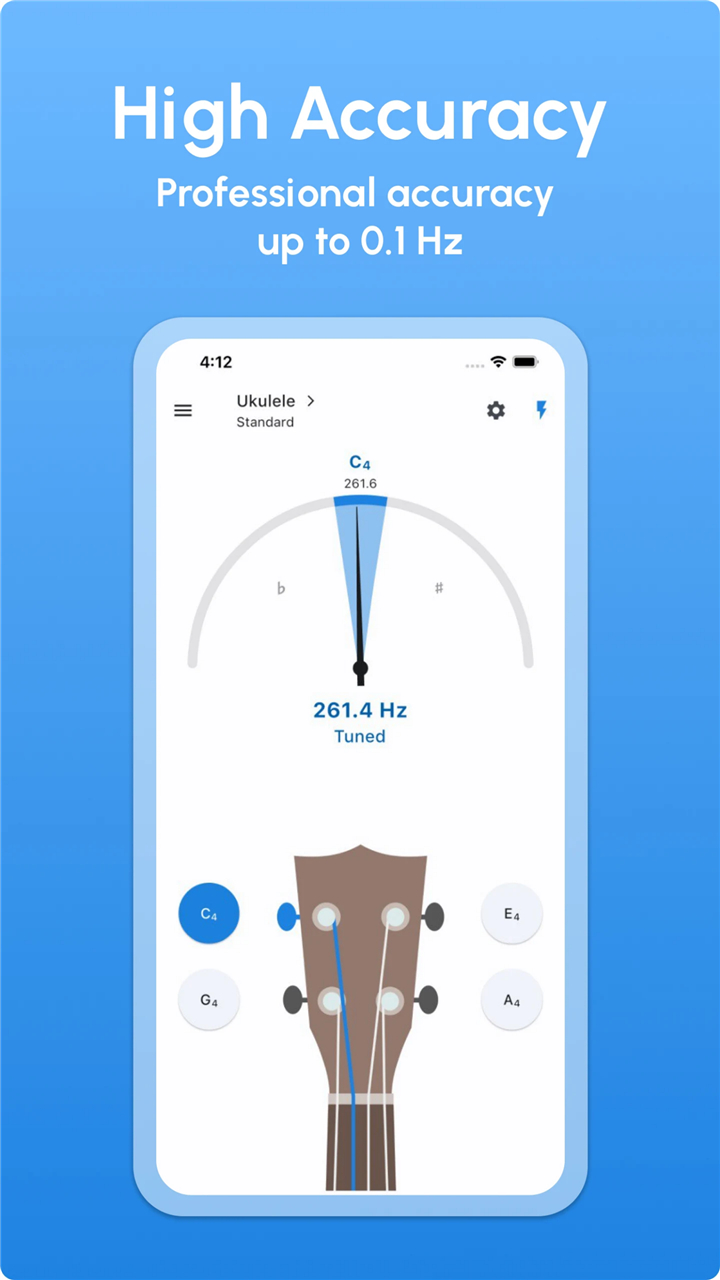 Ukulele Tuner - LikeTones screenshot3