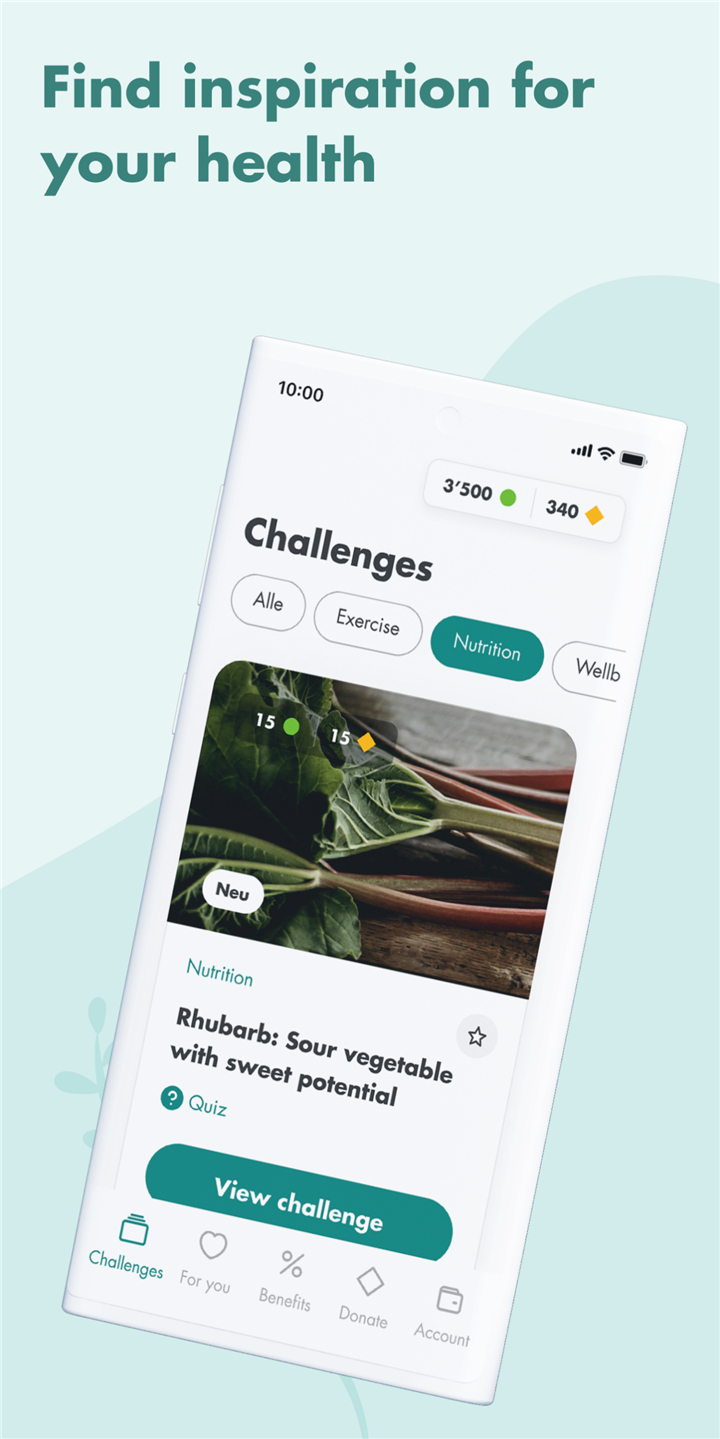 SWICA Benevita screenshot2