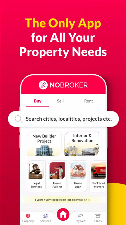 NoBroker Rent, Buy, Sell Flats screenshot1