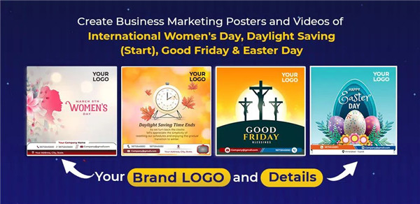 Brands.live - Poster Maker screenshot1