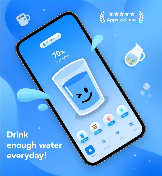 Drink Alarms: Water Tracker screenshot1