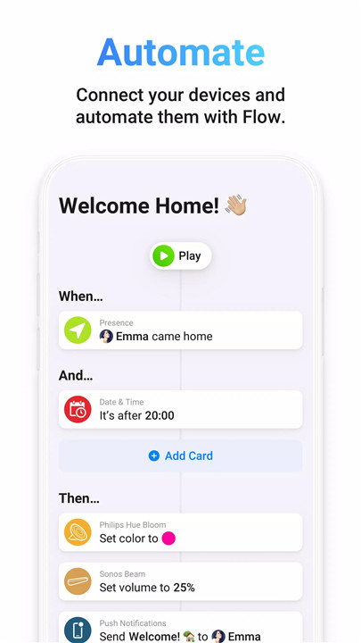 Homey — A better smart home screenshot2