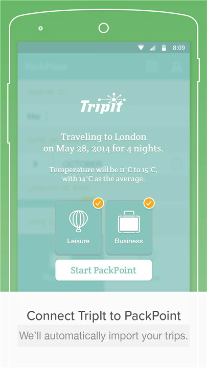 PackPoint travel packing list screenshot4