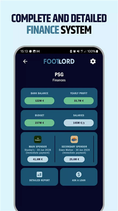 FootLord - Football Manager screenshot2