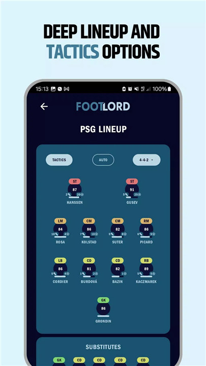 FootLord - Football Manager screenshot3