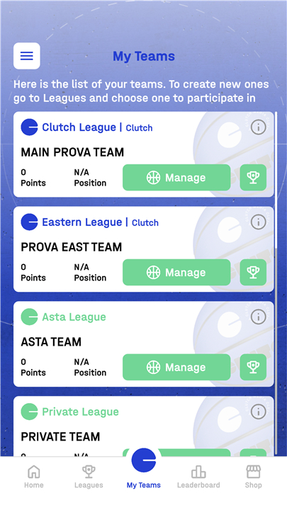 Clutch FantasyBasket screenshot3