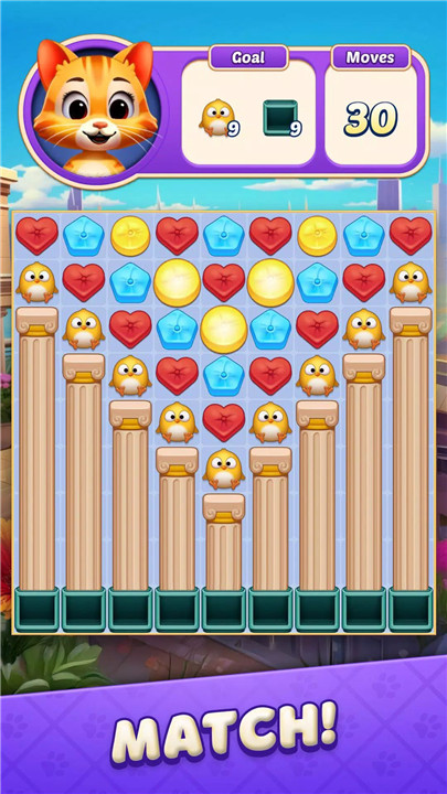 Cat Crunch - Match 3 Games screenshot4