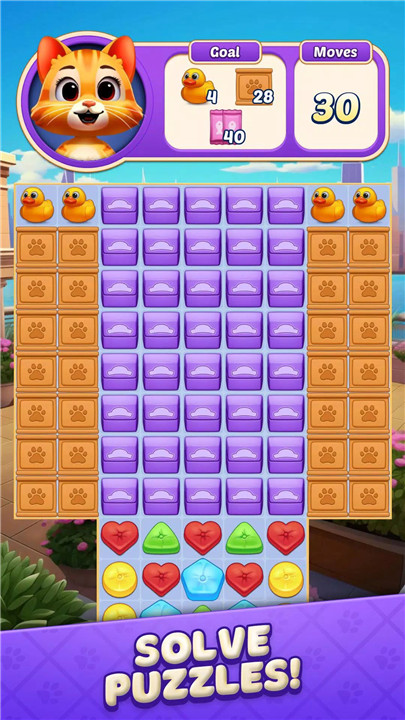 Cat Crunch - Match 3 Games screenshot5