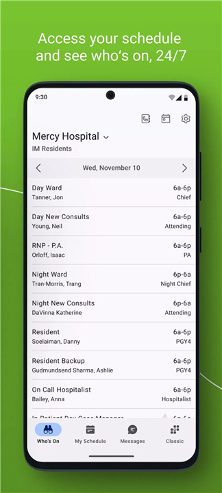 Amion - Physician Calendar screenshot3