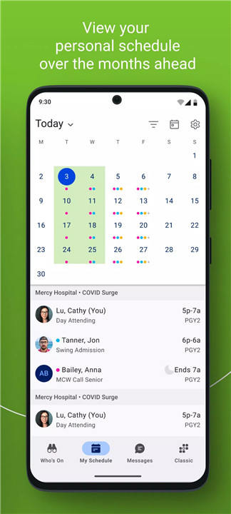 Amion - Physician Calendar screenshot4