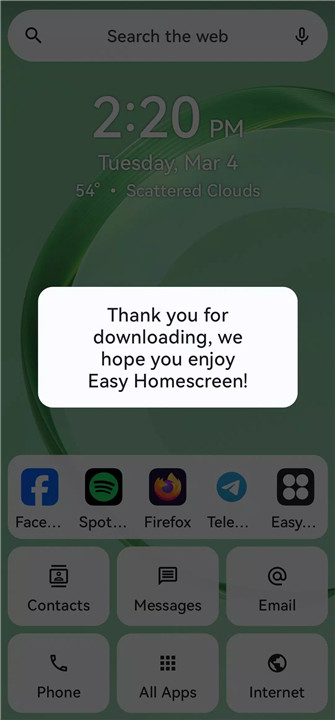 Easy Homescreen screenshot5